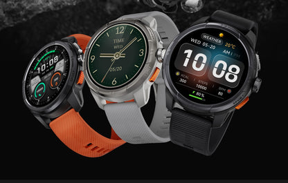 Smartwatch GPS HAYLOU Solar Ultra, Tela AMOLED de 1,6", 5ATM à prova d'água, GPS integrado, Chamadas telefônicas Bluetooth, Relógio inteligente esportivo