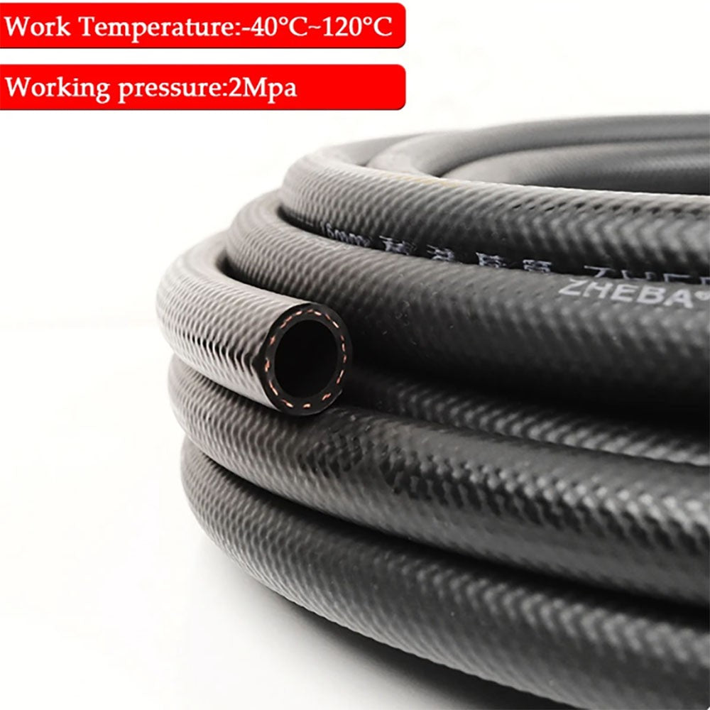 Mangueira de Borracha Resistente a Óleo Diesel de Gasolina Tubo de Carro 4 5 6 8 10 12 13 14 16 19 22 25mm de Diâmetro Flexível NBR Tubo de Borracha para Combustível