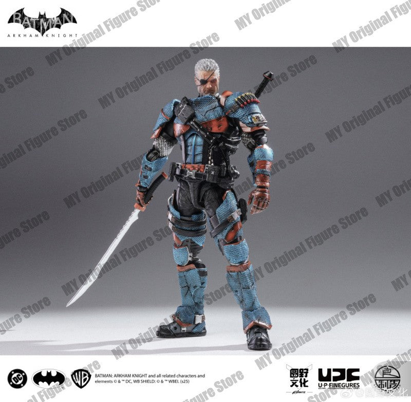 EM ESTOQUE LPZZ Deathstrok Figura U-P-Finegures Arkham Knight V8.04 Terno Bonecos de Ação Batman Estatueta 1/12 Coleção DC Brinquedo