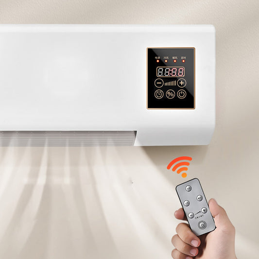 Wall Mounted Air Conditioner Mini Natural and Heating Wind Air Conditioner with Remote Control for Bedroom Living Room