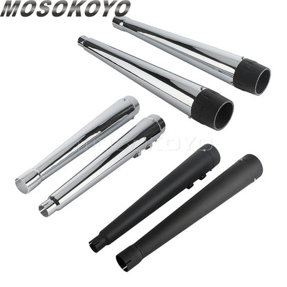 Motorcycle Tappered Slip-On Exhaust Pipe For Harley Touring Street Road Electra Glide Road King FLHR FLHX FLTRX FLHTK 2017-2023