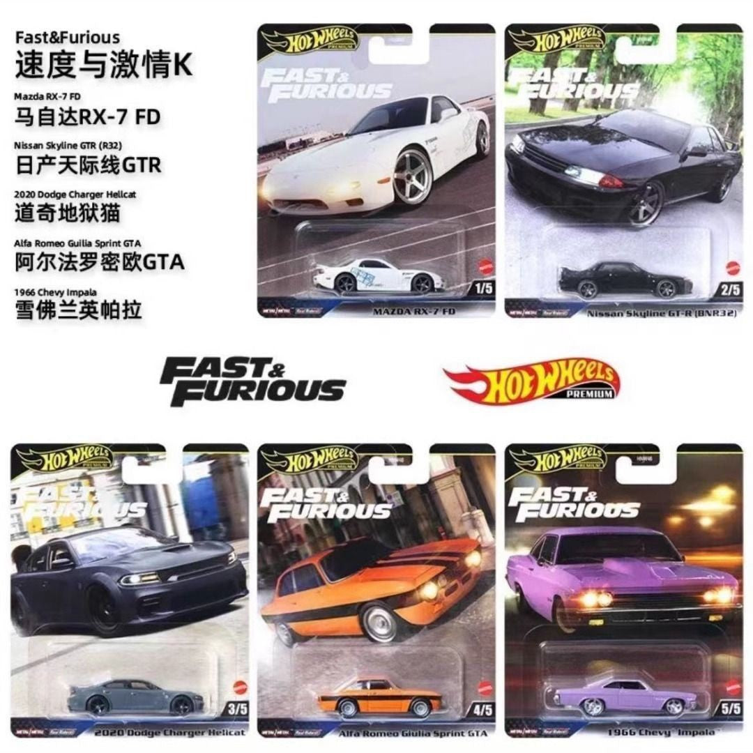 Em Estoque Hot Wheels HNW46 Velozes e Furiosos Série 2025-2026 Carro Mitsubishi 1/64 Modelo Die Cast Surpresa Coleção Carros Brinquedos Modelo