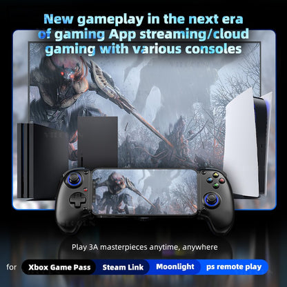 D10/D10S Mobile Game Controller Tablet Wireless Gamepad For Android/IOS/Switch/PS3/PS4 Stretching Joystick with M1M2