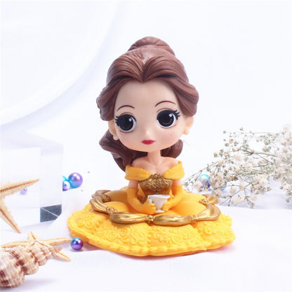 Princesa Disney Ariel Rapunzel Cinderela Sereia Anna Elsa Bela Sofia Branca de Neve Mulan A Pequena Sereia Bonecos Brinquedos Presente Infantil