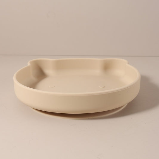 Personalised baby bear shape silicone feeding plate My First Bear Plate | Custom Name & Strong Suction for Easy Feeding