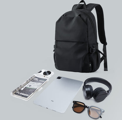 Mochila Casual Escolar Impermeável Preta Septwolves Mochila para Notebook de 16 Polegadas Mochila Feminina Masculina Mochila de Grande Capacidade