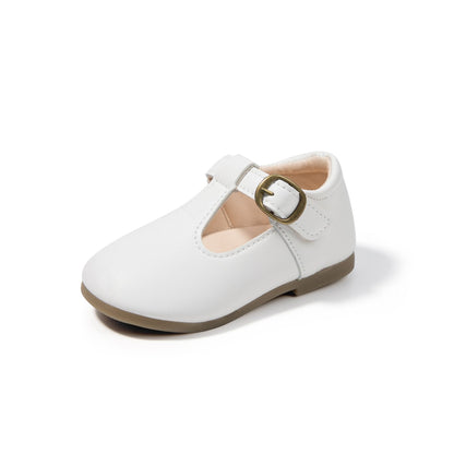 Meckior 2024 New Kids Girls Shoes New Moccasins Candy Color Soft Bottom Non-slip Children's Shoes Fashion Party Princess Shoes