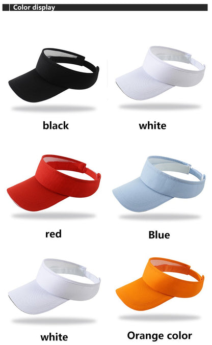 Sunshade and Sunscreen Hat for Men and Women Outdoor Sports Sun Hat UV Running Empty Top Hat Leisure Baseball Hat Women's Summer