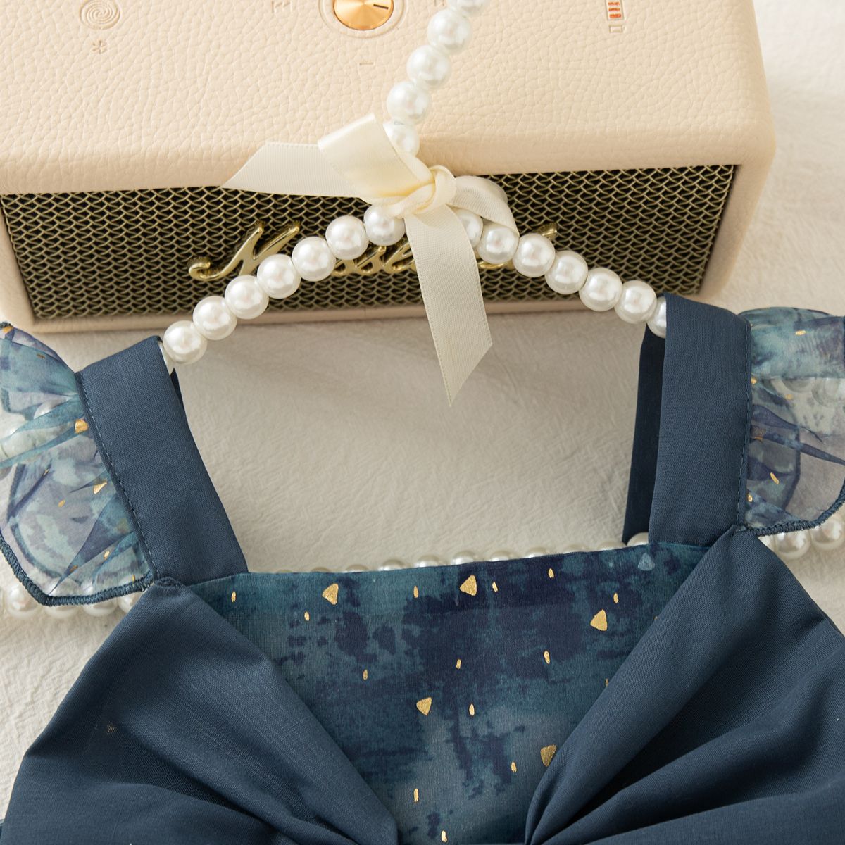 Summer Baby Girl Dress Bow Sequined Sleeves Princess Tulle Dress for Kids Girl Dance Party Gown Summer Clothes