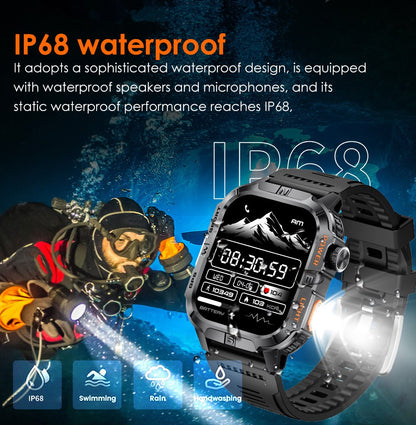 2026New Military Grade GPS Smart Watch Men Built in GPS Compass Altimeter Barometer 3ATM Waterproof 540mAh Sports Bracelet Men
