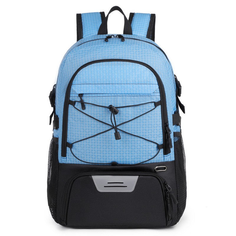 Mochila Esportiva de Basquete para Deslocamento Caminhada Trekking Acampamento com Bolso para Calçados, Viagem ao Ar Livre, Futebol, Academia, Mochila Escolar