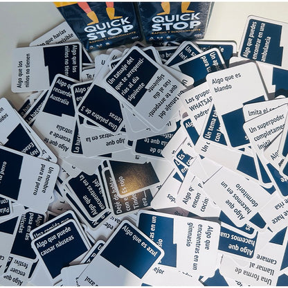 Quick stop (Spanish): wild western word duel Party props family interaction child gift Fast crazy unapologetic group interaction