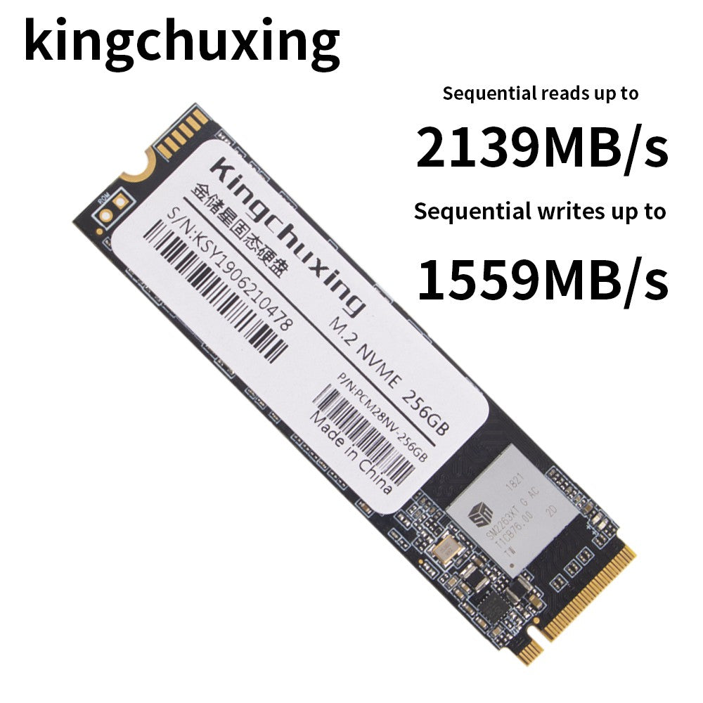 Kingchuxing SSD M2 512GB NVME SSD 1TB 128GB 256GB ssd M.2 2280 PCIe Disco Rígido Unidade de Estado Sólido Interna para Laptop
