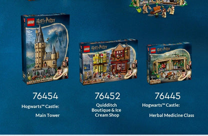 Blocos de montar Lego Castelo de Hogwarts 76445 Fênix de Dumbledore 76448 brinquedos infantis de montar presentes de Natal