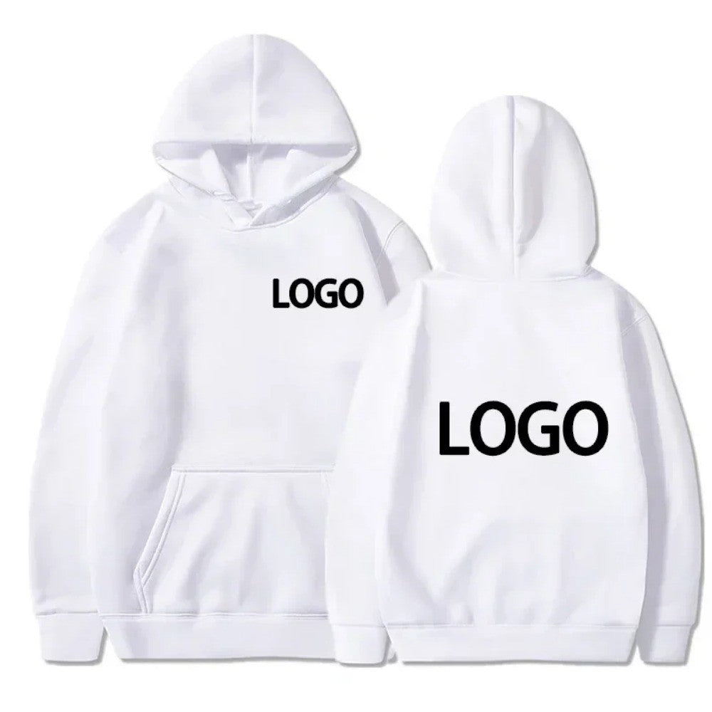 Customized Pullover Hoodie Unisex Poly-Cotton Blend Loose Casual Wear For Team Bulk Order Club Events