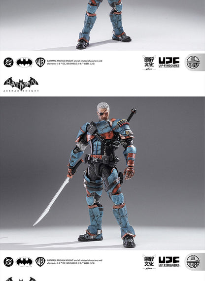 Em estoque Lpzz Dc002 Deathstroke Arkham Knight Batman Boneco de Ação Brinquedo Colecionável de Presente