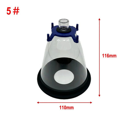 Máscaras de Anestesia para Pets para Cães e Gatos Ressuscitador Manual Transparente Máscaras de Oxigênio para Anestesia Veterinária Suprimentos para Sala de Cuidados de Pets