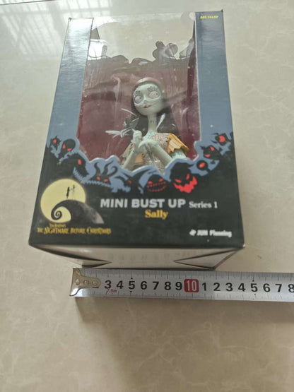 Disney Jun Planning O Estranho Mundo de Jack Sally Mini Bust Up Série 1 Bonecos de Ação Presente de Halloween