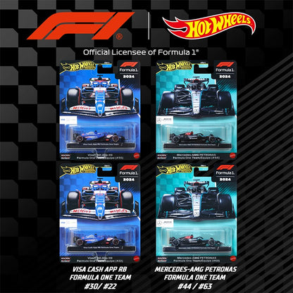 Original Hot Wheels Car Gold Label F1 Racing Model VISA Sauber Williams Fleet HRV11 1/64  Alloy Miniature Die-casting VehicleCar