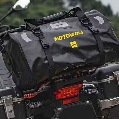 Motorcycle Waterproof Tail Bag Travel Outdoor Dry Luggage Roll Pack Bag 20 /40/66 Motorbike Luggage Backpack Motorcycle Seat Bag