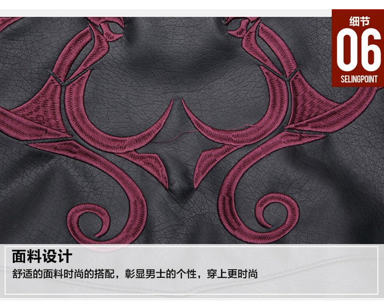 CosZtkhp Double Collars!Game Prototype Alex Mercer PU Leather Jacket Winter Coat Halloween Cosplay Costumes for Women/Men M-4XL