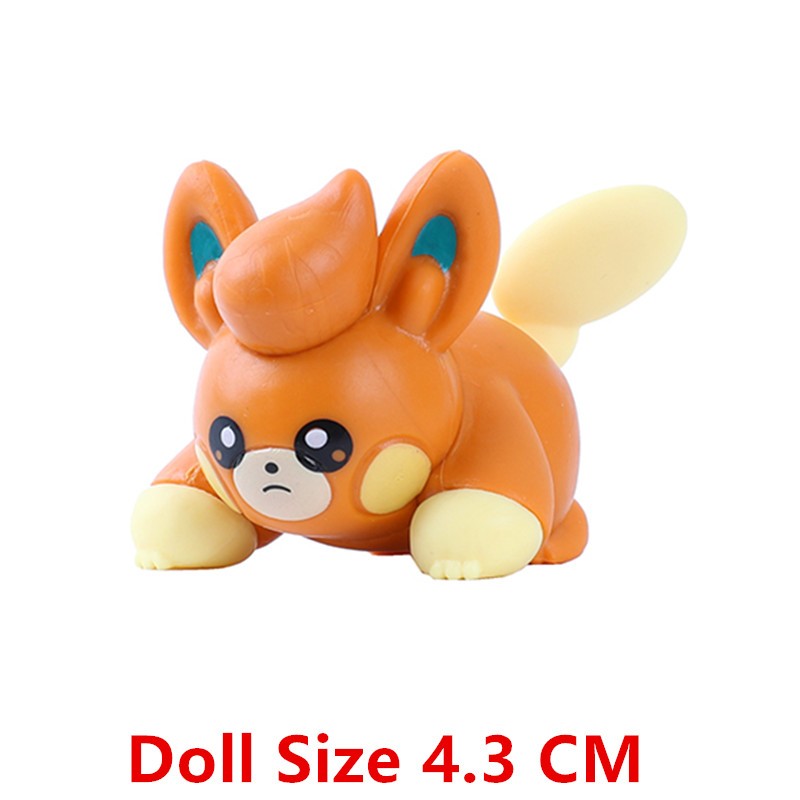 Pokémon Anime Figures Gelo Eevee Pikachu Dragão Voador Coleção Figura Brinquedos de Ação Fofos Modelo Pok é mon Presentes de Aniversário Infantis