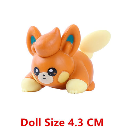 Pokémon Anime Figures Gelo Eevee Pikachu Dragão Voador Coleção Figura Brinquedos de Ação Fofos Modelo Pok é mon Presentes de Aniversário Infantis