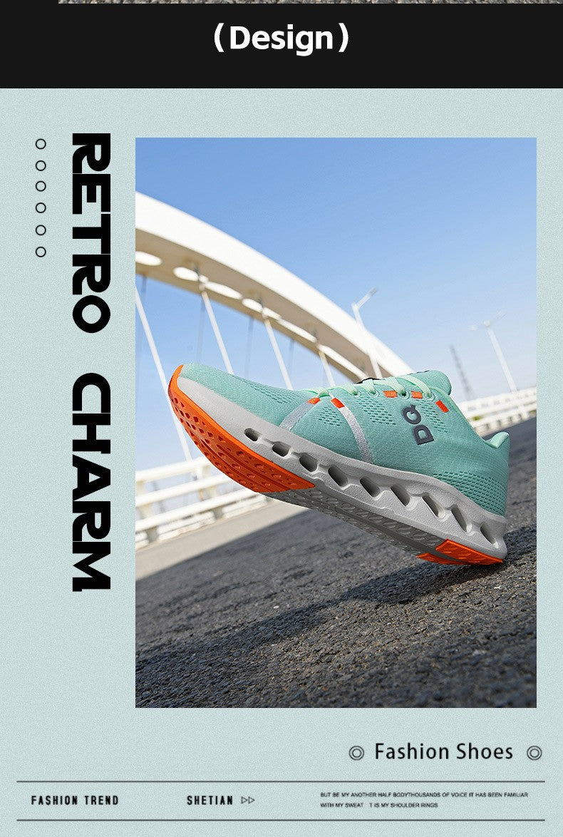 Men Casual Sports Running Shoes Marathon Air Cushion Breathable Lightweight Men Comfortable Athletic Nonskid Sneakers Outdoor