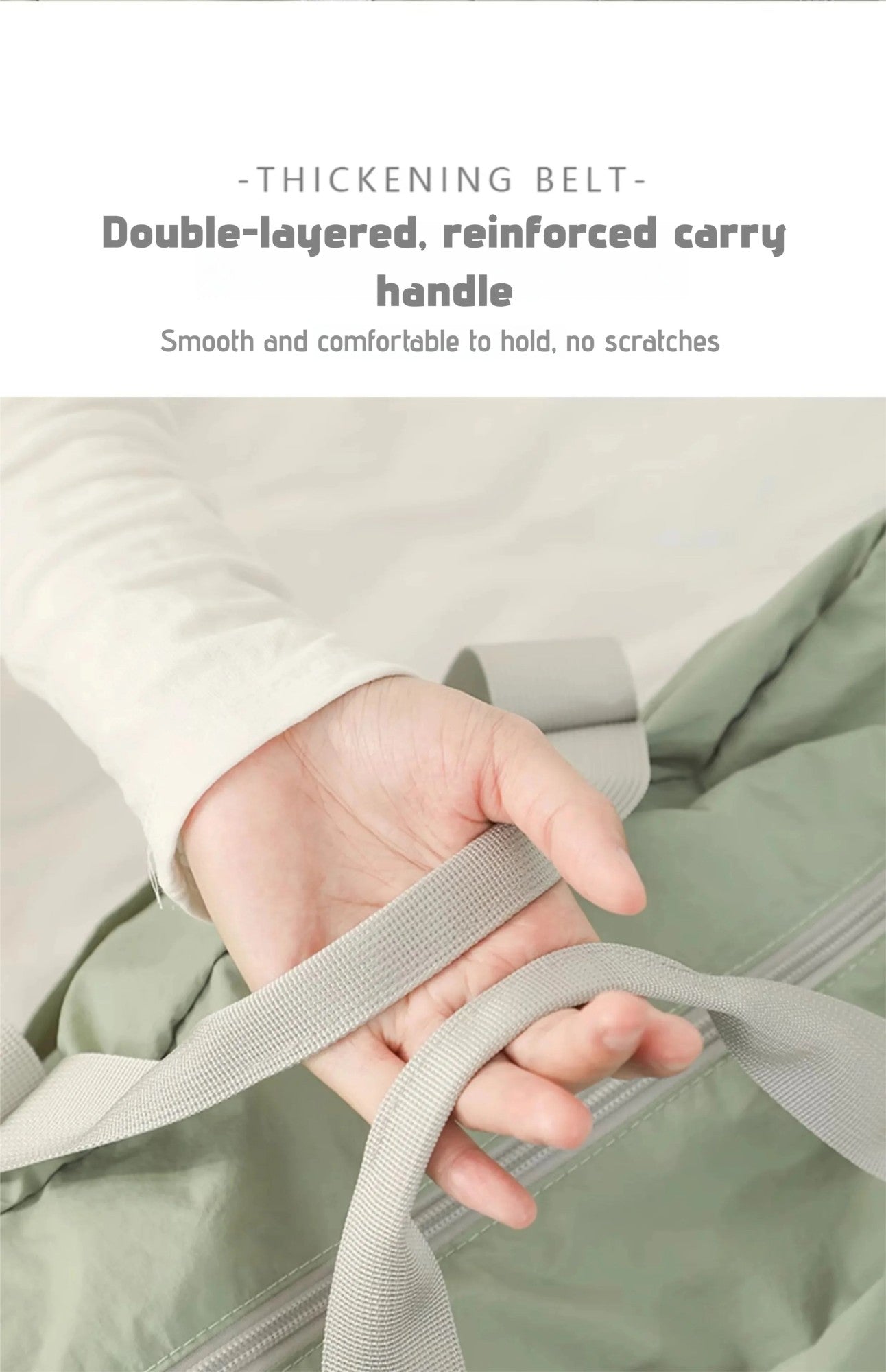 Waterproof Foldable Travel Duffle Bag Large Capacity Carry On Tote Luggage Storage Bag with Multiple Pockets