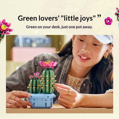 LEGO Blocos de Montar Série Plantas e Flores 11509 Cacto Florido Brinquedo de Quebra-Cabeça para Crianças Menino e Menina Presente