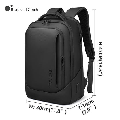 HK Men's Designer Laptop Bag Waterproof School Bags for College Boys Male Business Sports Travel Backpack Men With USB Charging