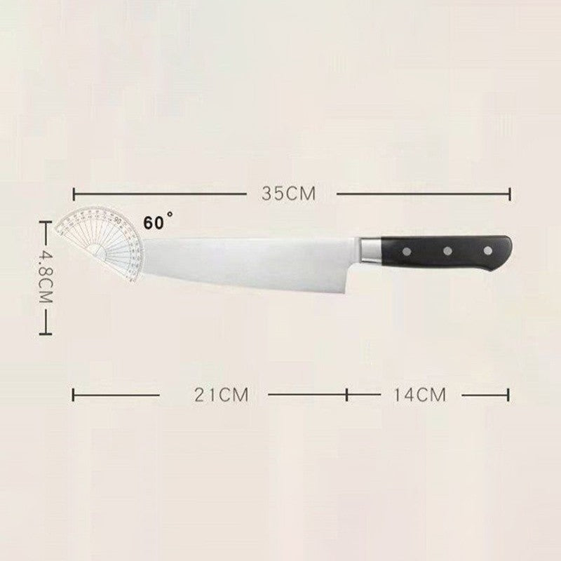 Facas de Cozinha Japonesas de Aço Inoxidável 6Cr16MoV Afiadas Cutelo Carne Gyutou Faca de Peixe Cabo POM