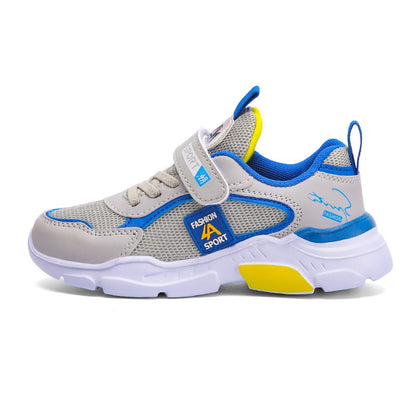 Children's Sports Shoes for Boys, Fashionable Mesh Breathable Casual Sports Shoes, Lightweight Running Shoes, Comfortable