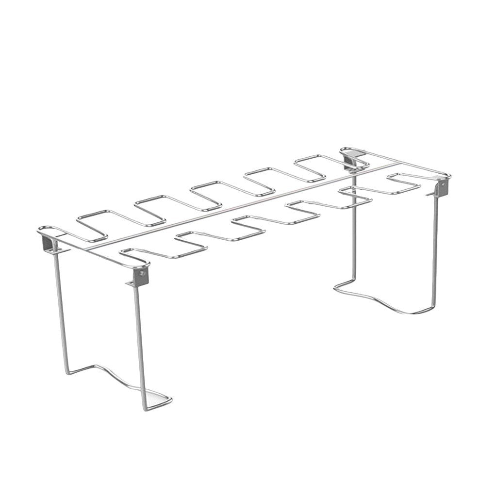 Folded Roast Rack Roast Chicken Leg Rack Chicken Wing Leg Rack Grilling BBQ Non-Stick Barbecue Rib Stainless Steel