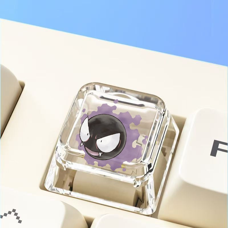 Pokemon Cross mechanical keyboard personalized anime keycap single Charmeleon Blastoise Eevee transparent cartoon keycap