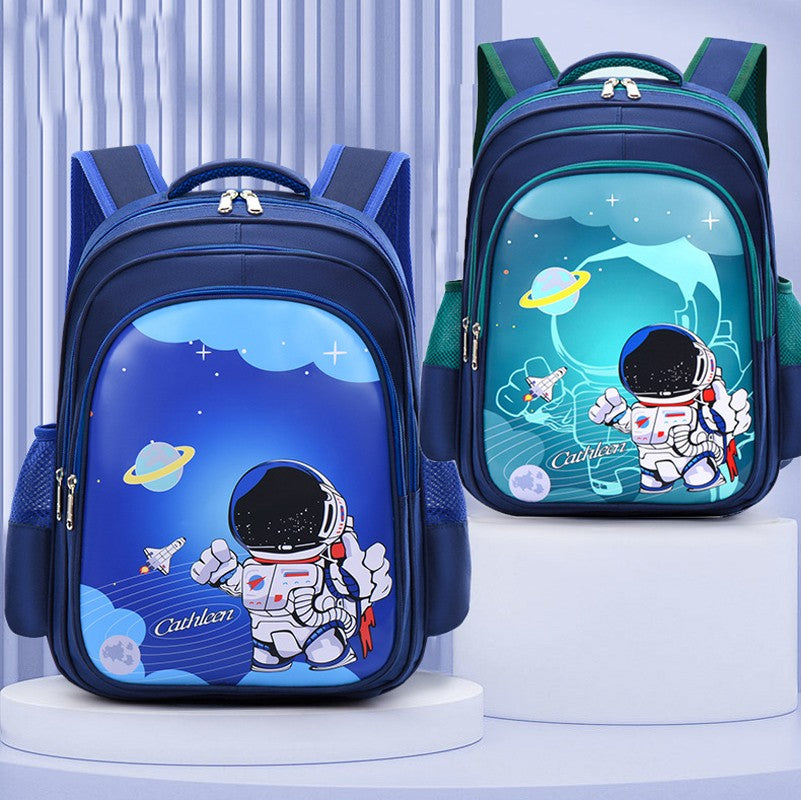 Mochila Primária de Jardim de Infância para Crianças, Mochila Escolar Infantil Fofa com Estrelas, Astronauta, para Meninos, Impermeável, para Bebês