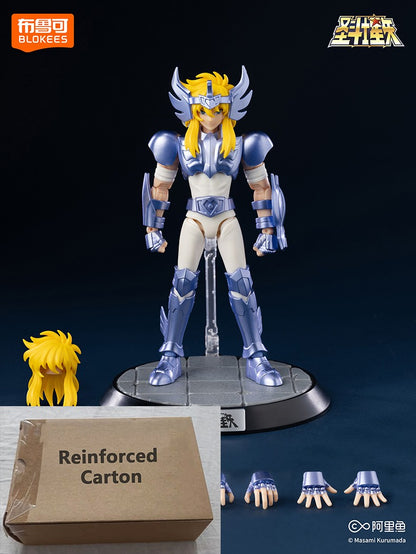 Em estoque Original Saint Seiya CLÁSSICO CLÁSSICO Gold Saint Shiryu Máscara da Morte Shura Ouro Câncer Capricórnio Modelo Montado Brinquedos