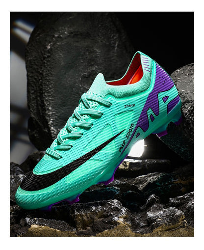 Men Football Shoes Cleats Outdoor Grass Society Training Match Football Field Boots Resistant Studded Soccer Shoes Sport Wear