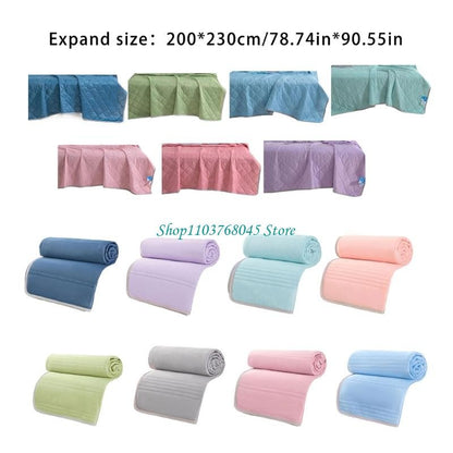 R53F Elegante Cobertor Refrescante Colcha Macia Design Compacto Para Acampamento Férias Na Praia