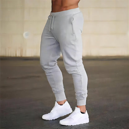 Mens Casual Pants Autumn Winter Sweatpants Men Running Jogger Sports Gym Trousers Fashion Solid Color Workout Long Pants 2025