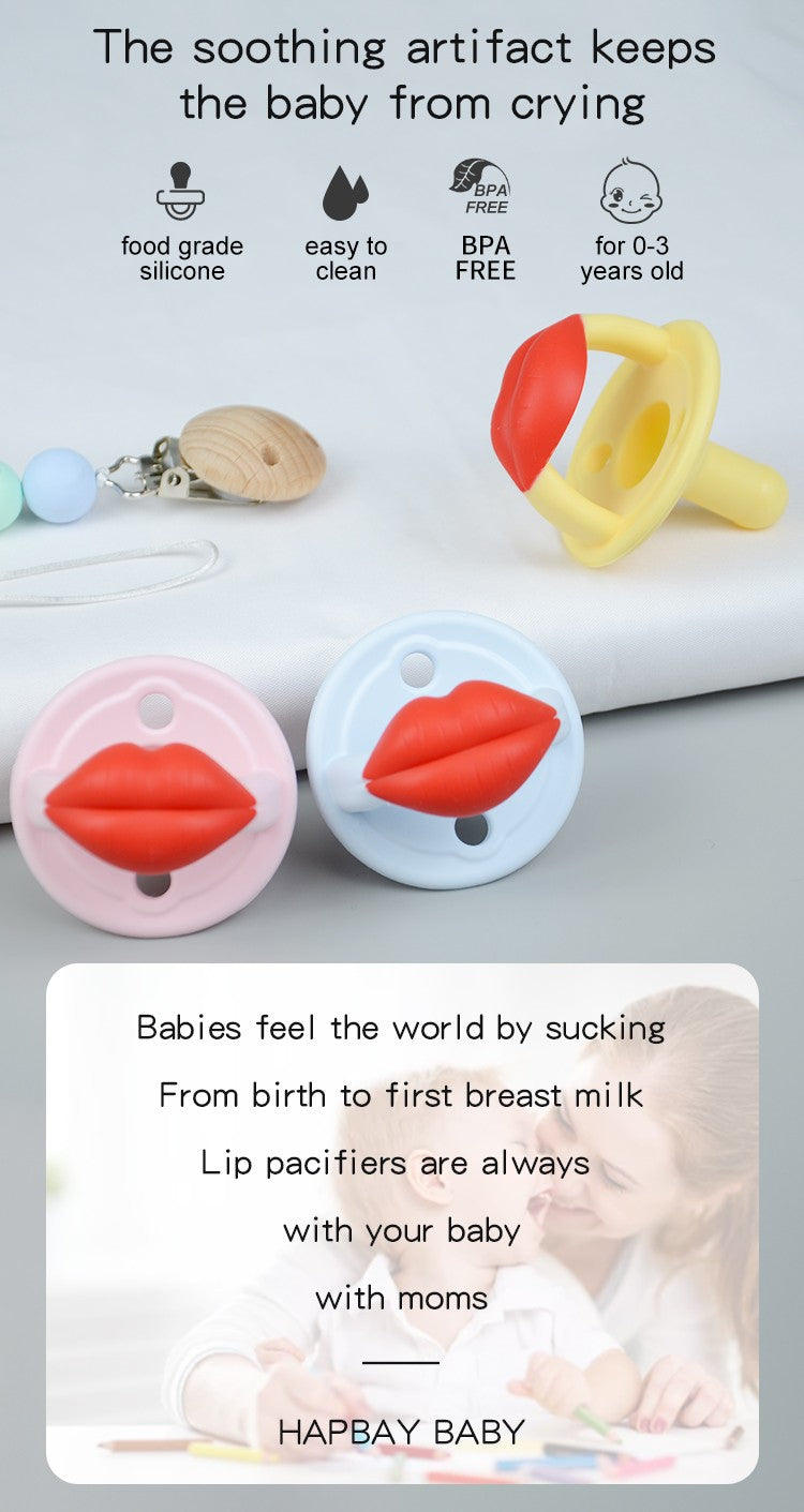 TYRY.HU Baby Newborn Soft Food Silicone Nipple Infant Safe Circle Type Nipples Toddler Pacifier Kids Teether Toy For Boy Girls