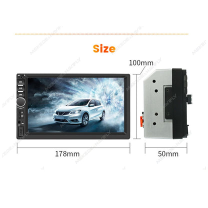 MEKEDE US Stock 2 Din Universal 7Inch Car Radio CarPlay Android Auto MP5 Multimedia Player Touch Screen Head Unit USB BT TF Card
