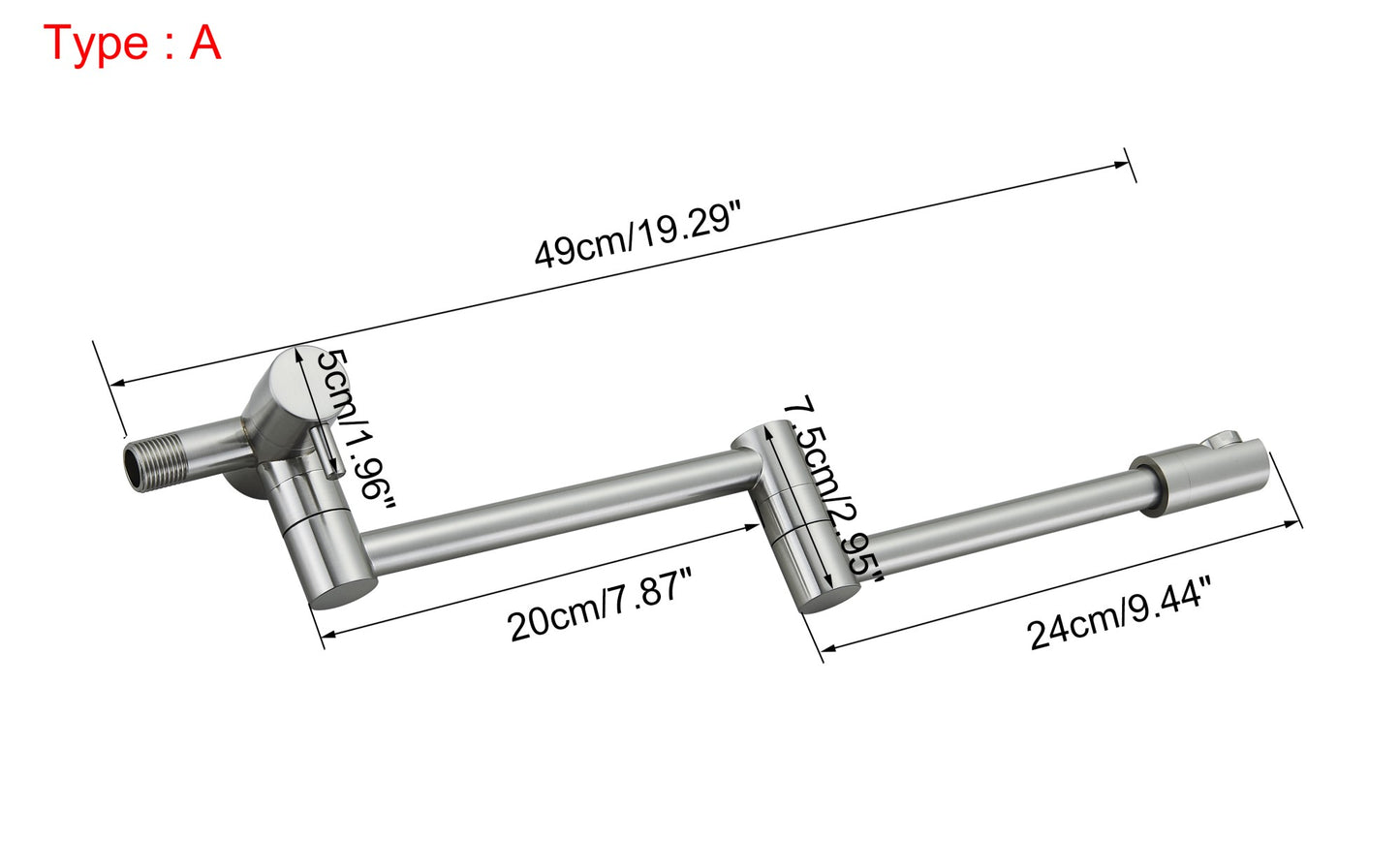 Brushed Gold Rotated Kitchen Sink Faucet Cold Water Tap Brass Basin Sink Swivel Faucets Wall Mounted Faucet