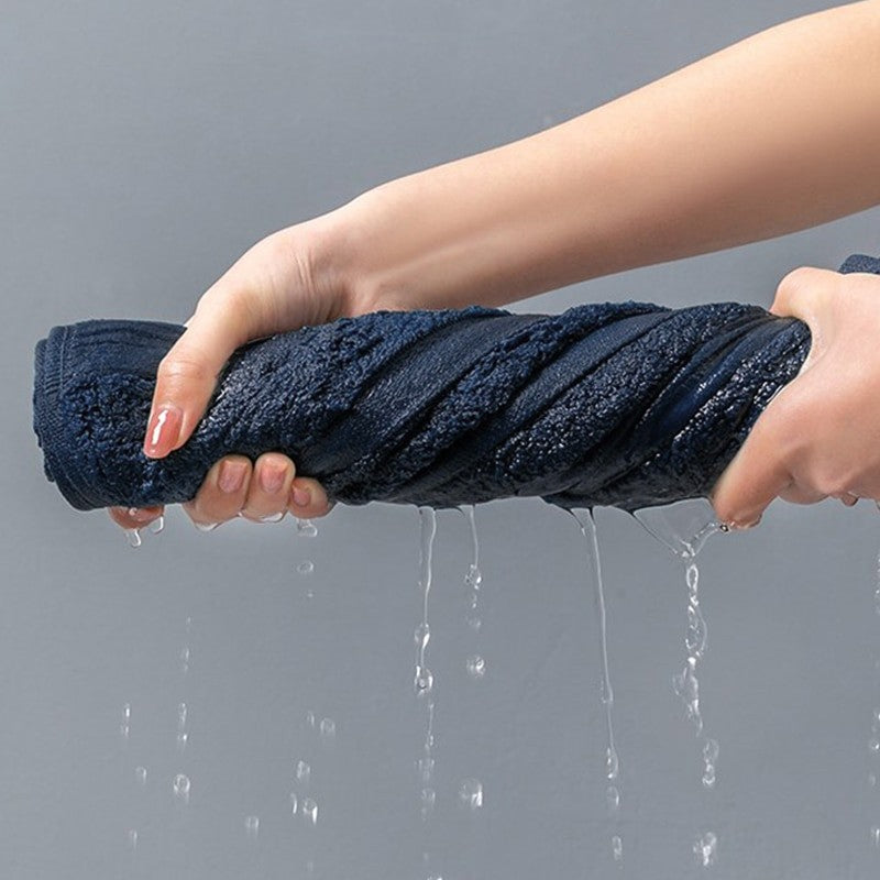 Cotton Towel Bathroom Face Towel Strong Absorbent Soft Non-shedding Adult Towel Thickened Box in Two Packs
