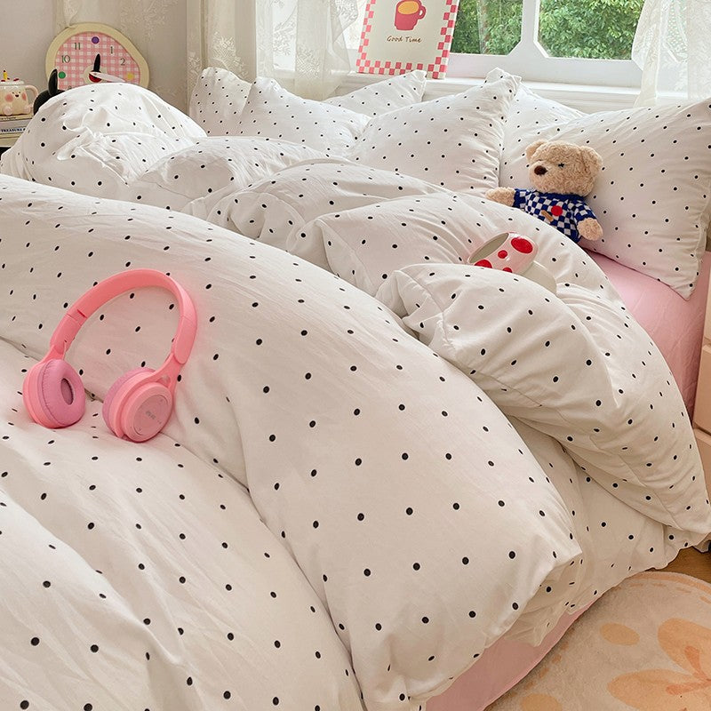 Pre-Washed Microfiber Duvet Cover Set with 2 Pillowcases - Ultra Soft Wrinkle-Resistant Bedding Set, Hypoallergenic & Breathable