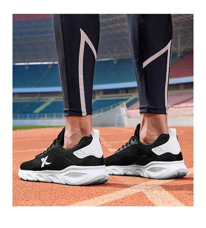 Tênis de Corrida Masculino Xtep Primavera 2025 Calçado Esportivo Absorvente de Suor Tênis Esportivo Esportivo Resistente ao Desgaste com Estabilidade 880119115131