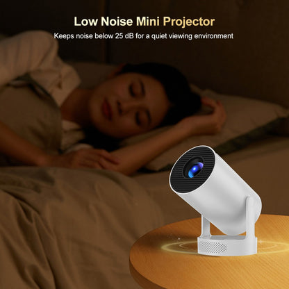 Salange HY300 Ultra Projector Update HY300 4K Android11 Wifi6 Allwinner H713 BT5.4 1080P 1280*720P Home Theater Outdoor Portable