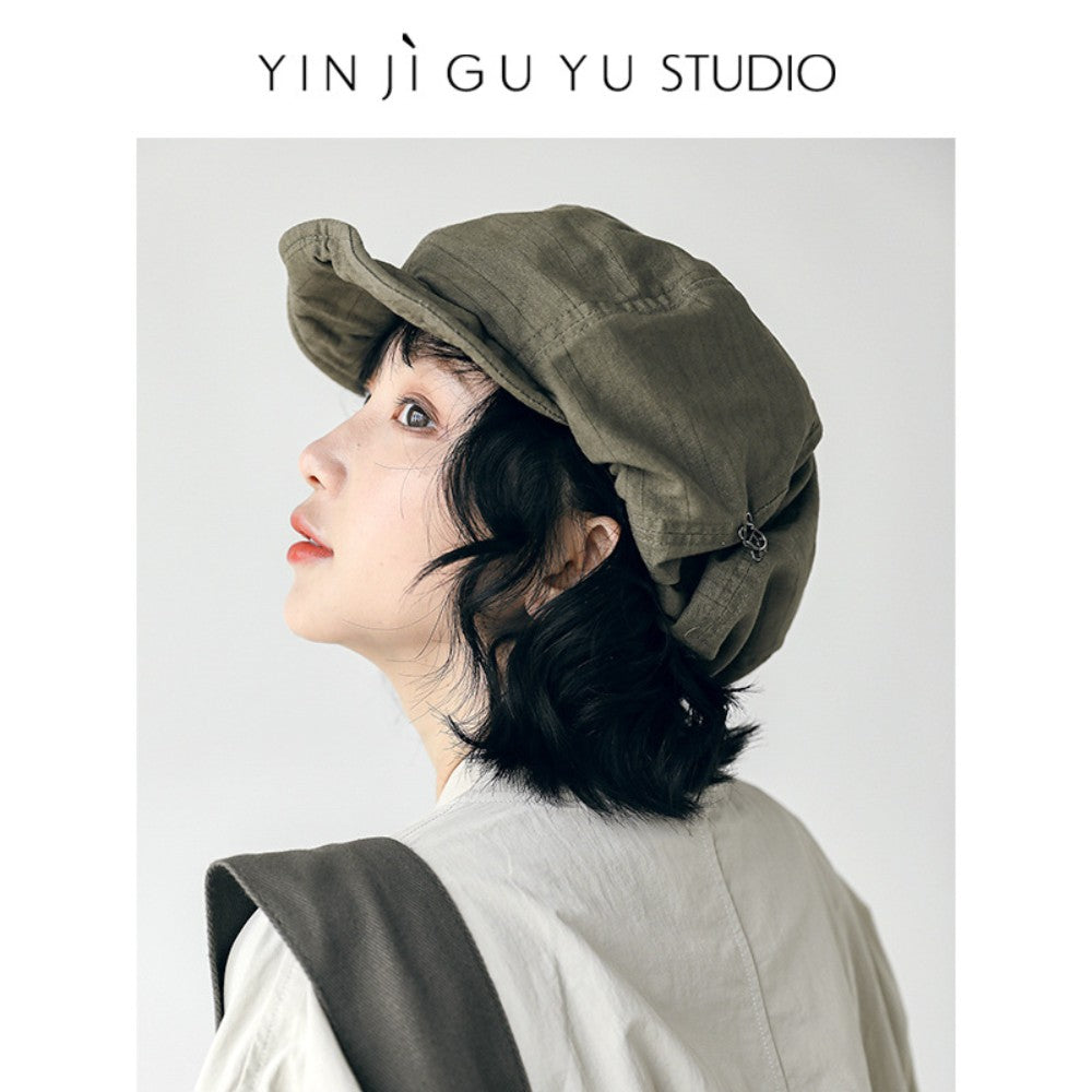 Retro Newsboy Caps Men Octagonal Hats British Painters Hats Autumn Winter Berets Herringbone Flat Caps Hip Hop Berets