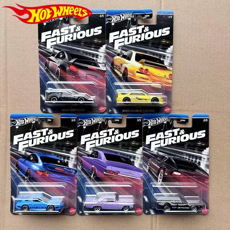 Hot Original Hot Wheels Cars 1966 Chevy Impala Nissan Skyline Gt-R(Bcnr33) Nissan 350z Custom 1/64 Die-Cast Model Toy Vehicles