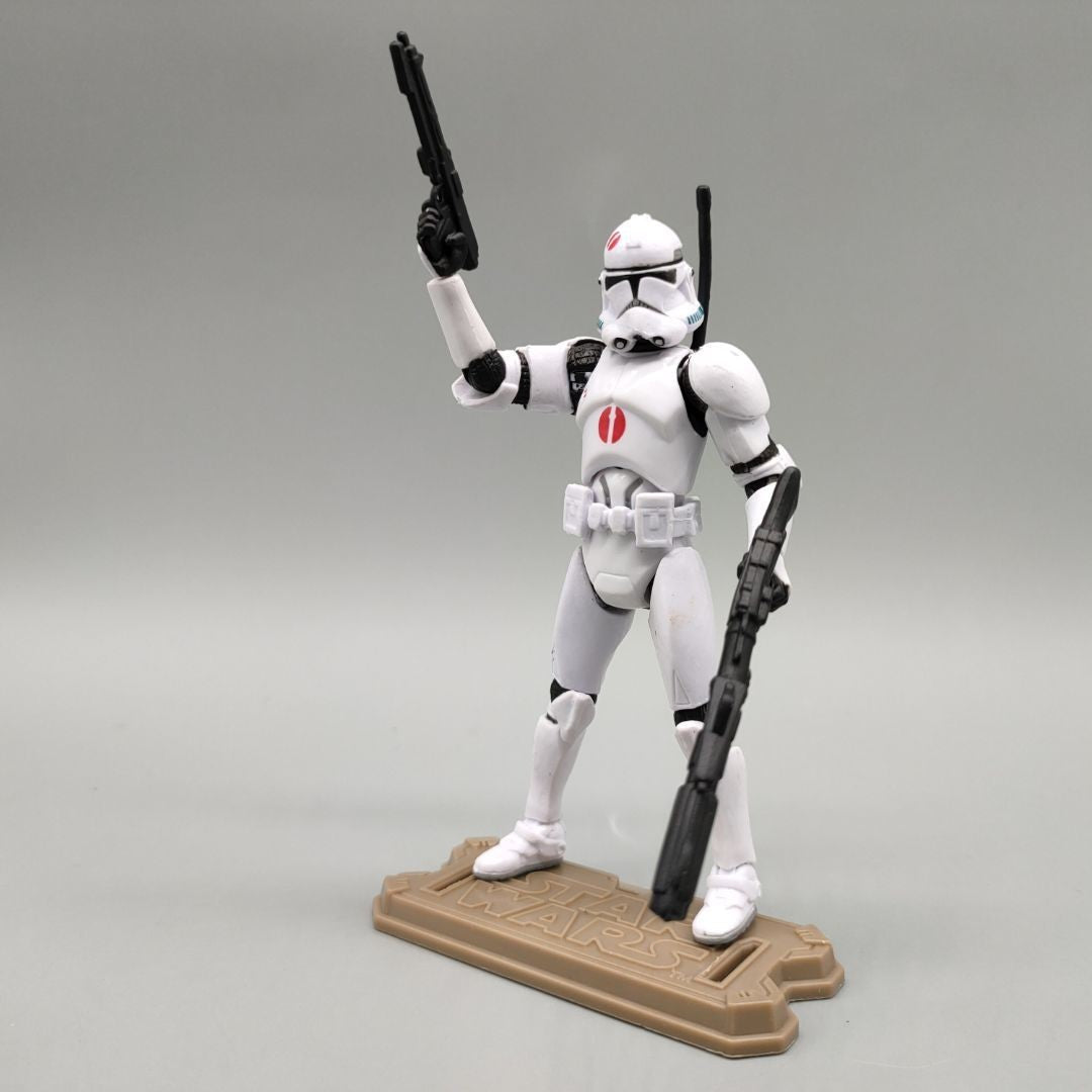 Lote de 3 Bonecos Soltos Star Wars Elite Force 501st 442nd Shadow Utapau Gree Shock Battalion Trooper 3.75" Coleção